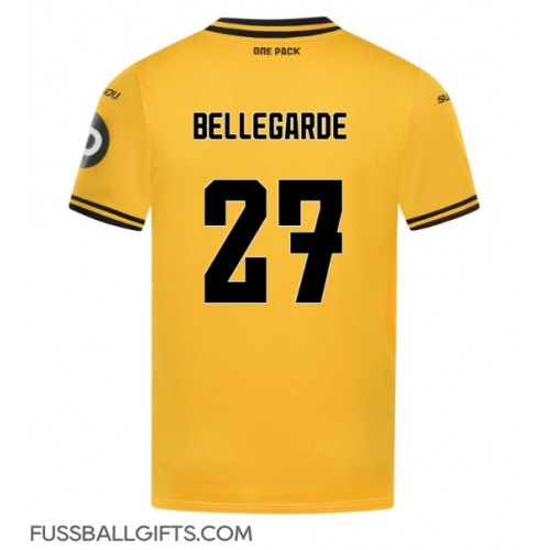 Wolves Jean-Ricner Bellegarde #27 Fußballbekleidung Heimtrikot 2024-25 Kurzarm